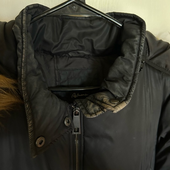 Black Reitmans Long Winter Coat - Picture 3 of 4